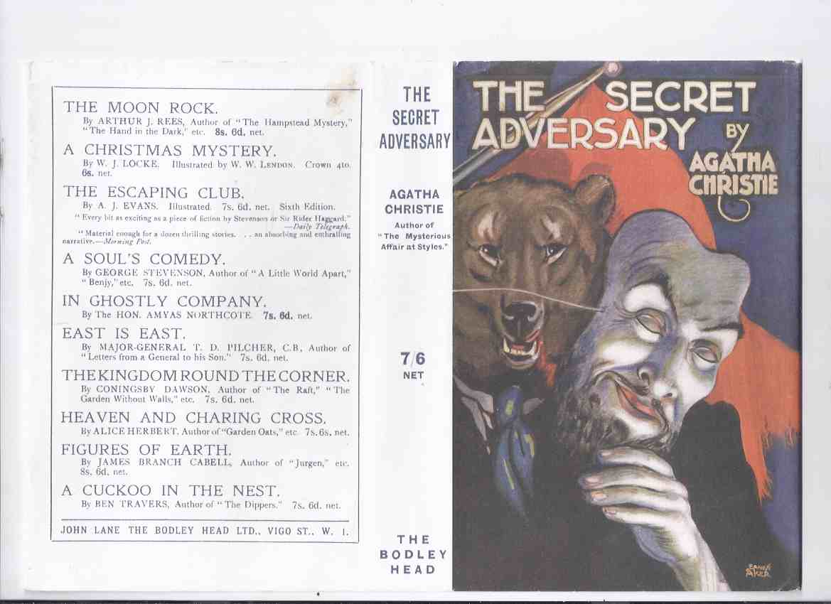 Image for The Secret Adversary -by Agatha Christie (The first book in the Tommy and Tuppence series)( Facsimile of the 1st Edition )