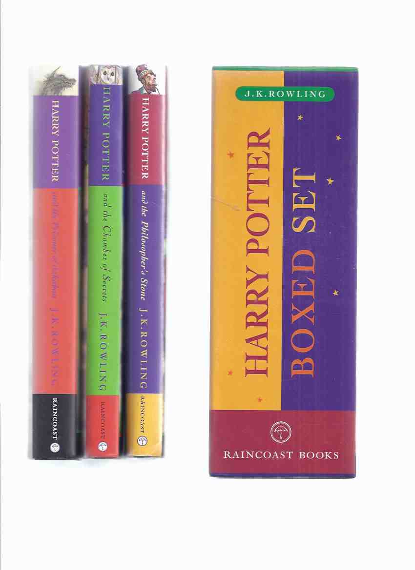 Image for THREE BOOKS: Harry Potter: Harry Potter and the Philosopher's Stone ---with -and the Chamber of Secrets ---with -and the Prisoner of Azkaban ---Volumes 1, 2, 3 in a Slipcase ( Box / Boxed / Slipcased Set ) ( Aka Sorcerer's Stone )