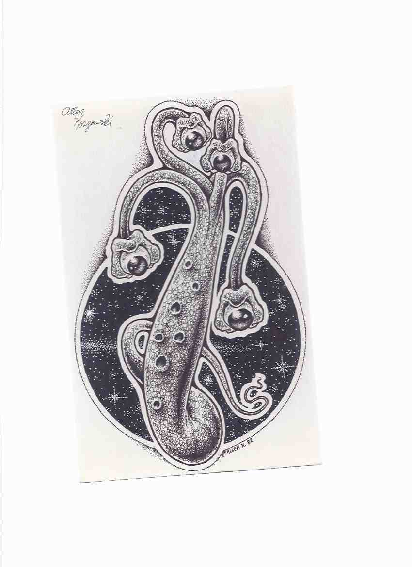 Image for Original Art / Artwork of a Cthulhu Inspired Terror - Pen and Ink on Stiff Card -by Allen Koszowski ( H P Lovecraft related)