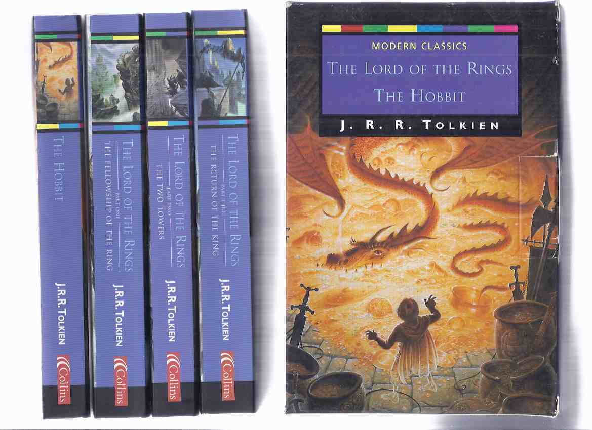 Image for J R R TOLKIEN: The Hobbit or There & Back Again --with The Lord of the Rings: Fellowship of the Ring; Two Towers; Return of the King -book 1, 2, 3 ( 4 vol. total) ( Slipcased / Boxed Edition ) ( Four Volumes )