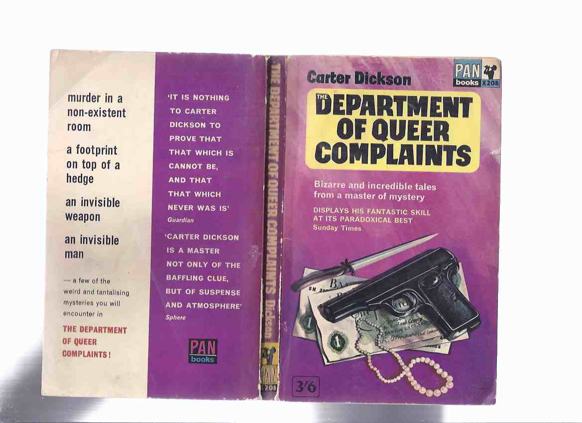 Image for Department of Queer Complaints ( New Invisible Man; Footprint Sky; Crime in Nobody's Room; Hot Money; Death in Dressing Room; Silver Curtain; Error at Daybreak; Other Hangman; New Murders for Old; Blind Man's Hood; Persons or Things Unknown )( Dept.)