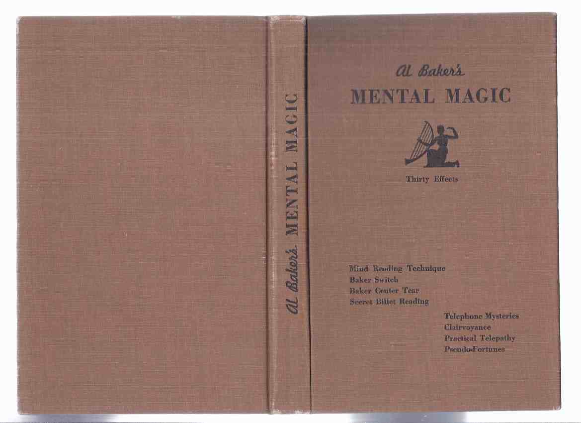 Image for Al Baker's Mental Magic, Thirty Effects -by al Baker -All of Al Baker's Effects, Routines and Patter ( Mentalism / Mentalist / Mind Reading / Magician )( 30 )