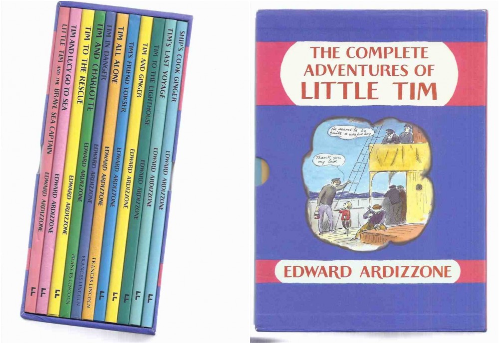 Image for ELEVEN VOLUMES in SLIPCASE, Complete Adventures of Little Tim ( Brave Sea Captain; Tim & Lucy go to Sea; to the Rescue; and Charlotte; in Danger; All Alone; Tim's Friend Towser; Tim & Ginger; to the Lighthouse; Last Voyage; Ship's Cook Ginger )