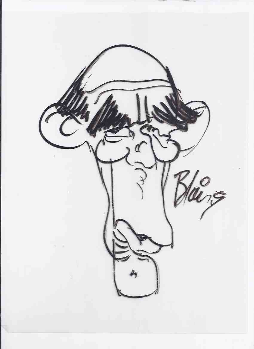Image for Original Artwork / Sketch of Robert Stanfield -by Blaine ( Hamilton Spectator related)