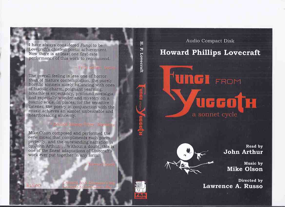 Image for Howard Phillips Lovecraft's Fungi from Yuggoth: A Sonnet Cycle -by H P Lovecraft ( Audio Compact Disk / CD ) / Fedogan & Bremer 2001 ( Composer's Mix )