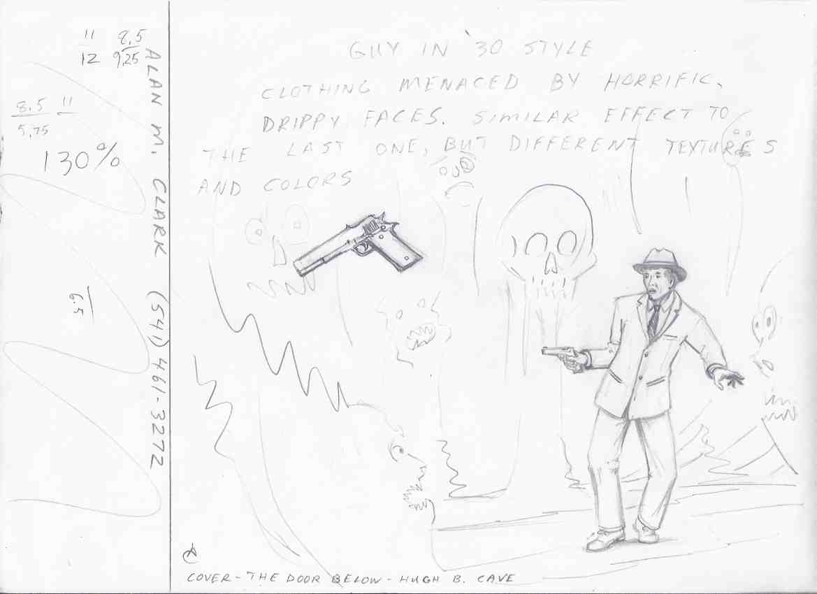 Image for FEDOGAN & BREMER preliminary sketch by Alan M Clark cover art )