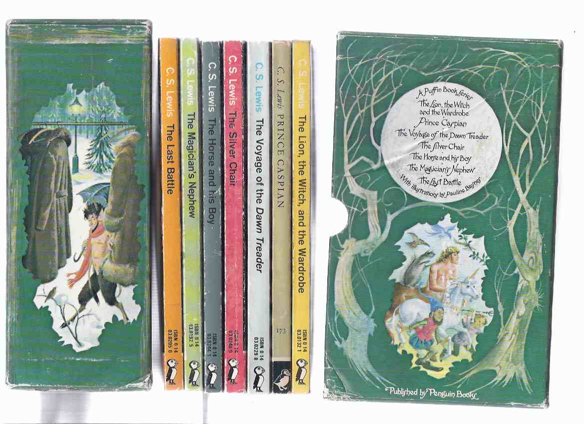 Image for 7 Volumes in Slipcase / Box: C S LEWIS - Narnia Chronicles: Lion, The Witch and the Wardrobe -with Prince Caspian -with Voyage of the Dawn Treader -with Silver Chair -with The Horse & His Boy -with Magician's Nephew & Last Battle -by C S Lewis