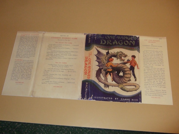 Image for PLEASE READ the DESCRIPTION as this listing is for the DUSTJACKET ONLY !!! For The One-Winged Dragon ---by Catherine Anthony Clark