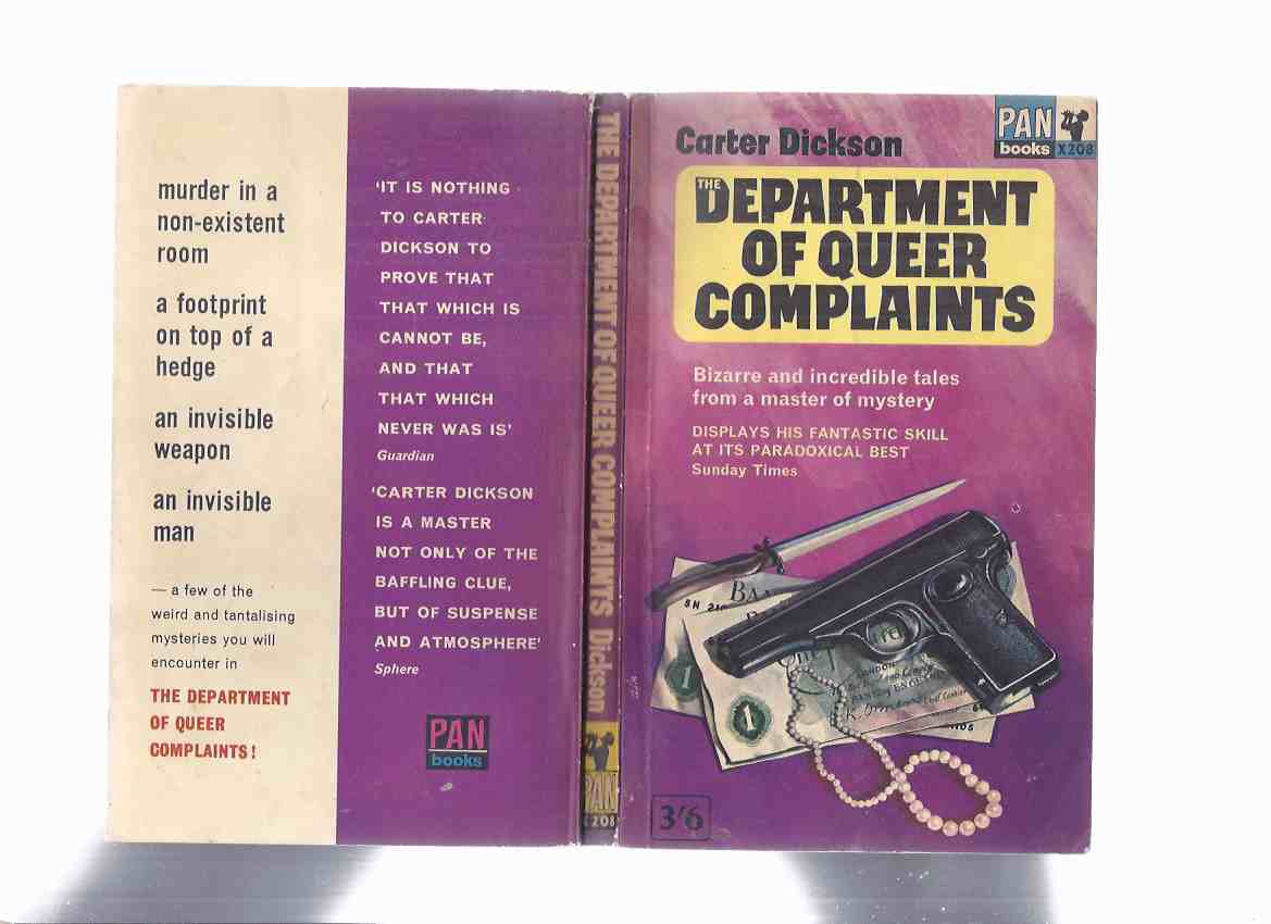Image for Department of Queer Complaints ( New Invisible Man; Footprint Sky; Crime in Nobody's Room; Hot Money; Death in Dressing Room; Silver Curtain; Error at Daybreak;  Other Hangman; New Murders for Old; Blind Man's Hood; Persons or Things Unknown )( Dept.)