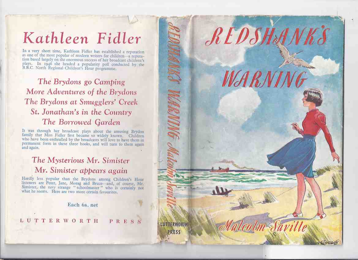 Image for Redshank's Warning  -by Malcolm Saville ( Jillies Series, Book 1 )( 1948 1st Edition )( Redshanks )