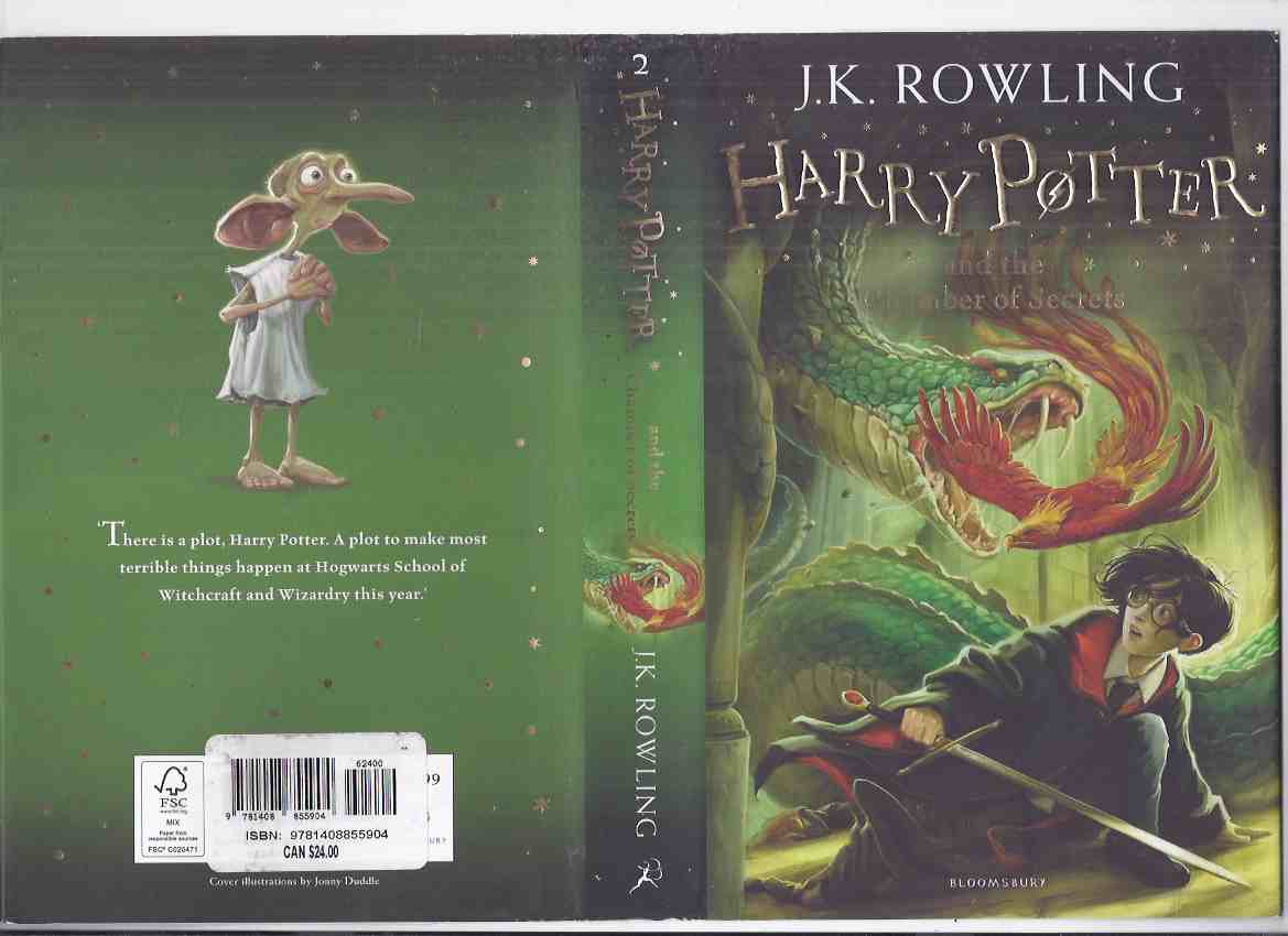Image for Harry Potter and the Chamber of Secrets  --book 2 of the Series -by J K Rowling ( Volume Two )