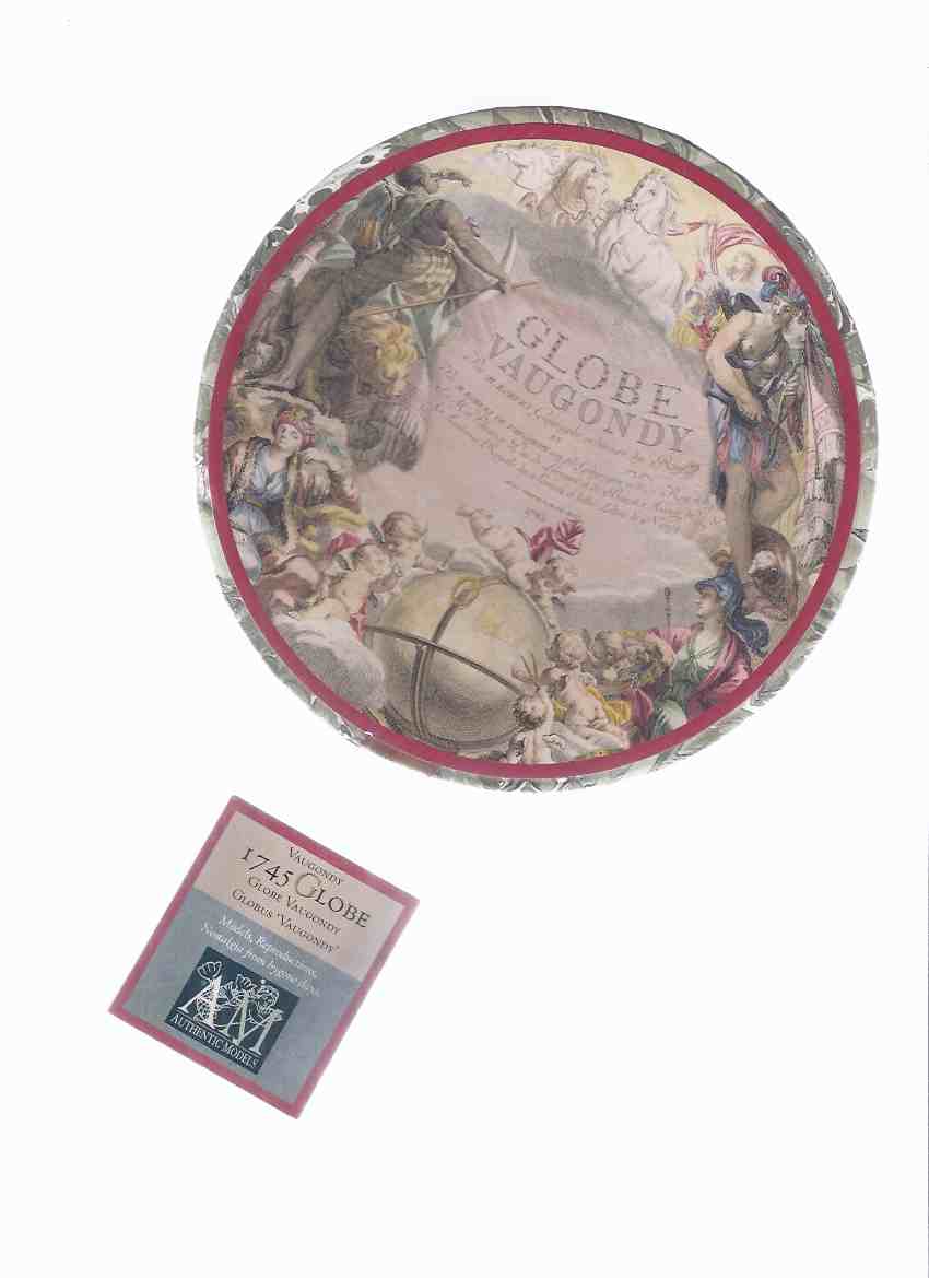 Image for Vaugondy Globe (facsimile) Par 1745 --by Robert De Vaugondy / Authentic Models Reproductions Nostalgia from Bygone Days (in Box )( Terrestrial Globe )