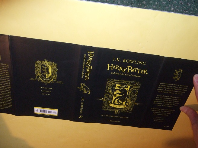 Image for Harry Potter and the Prisoner of Azkaban -book 3 of the Series -by J K Rowling, Illustrated / Illustrations By Levi Pinfold  ( Volume Three )( The 1st Bloomsbury HUFFLEPUFF / House Colours Edition / Twentieth /  20th Anniversary edition )
