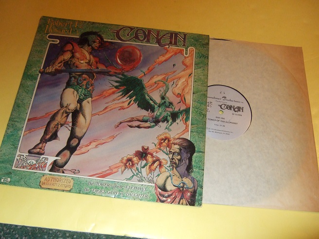 Image for Robert E Howard's Conan Featuring The Tower of the Elephant /&/ The Frost Giant's Daughter  Authorized Dramatizations of 2 Howard Stories ( 33 1/3 Record / LP / Album )( Conan the Barbarian )
