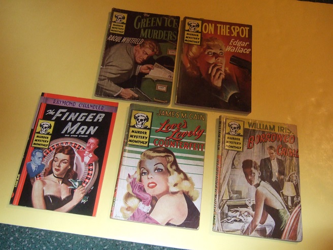 Image for FIVE Volumes / Avon Murder Mystery Monthly: Borrowed Time; The Finger Man ( Fingerman ); Love's Lovely Counterfeit; On the Spot; The Green Ice Murders -- Book 42, 43, 44, 45, 46
