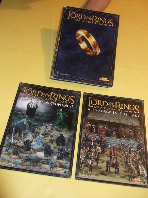 Image for 3 Volumes:  The Lord of the Rings Strategy Battle Game -with A Shadow in the East -with Fall of the Necromancer / GAMES WORKSHOP ( Sourcebook / Gaming )