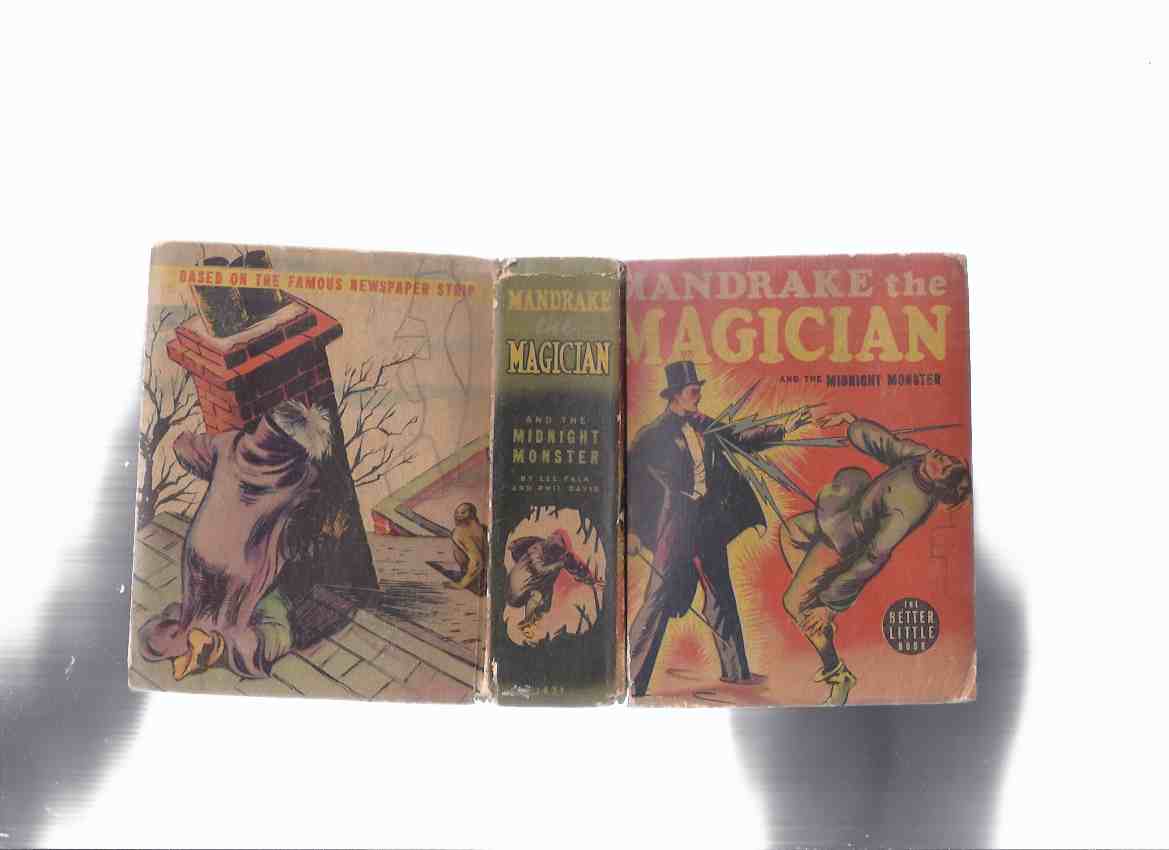 Image for Mandrake the Magician and the Midnight Monster - Based on the Famous Newspaper Strip / Better Little Book # 1431 - Whitman Publishing