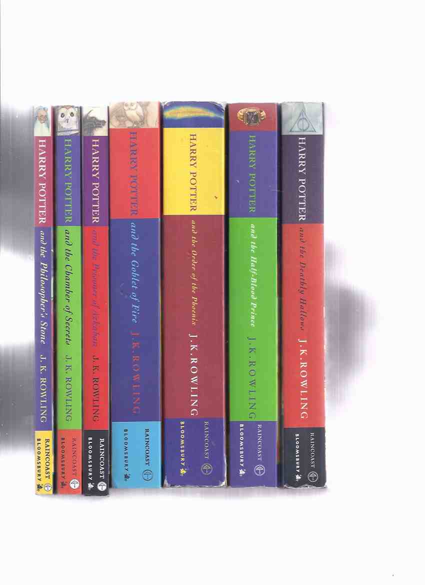 Image for SEVEN Volumes: Harry Potter & the Philosopher's Stone ( AKA: Sorcerer's Stone ); Chamber of Secrets; Prisoner of Azkaban; Goblet of Fire; Order of the Phoenix; Half Blood Prince; Deathly Hallows --book 1, 2, 3, 4, 5, 6, 7  ( Philosophers )