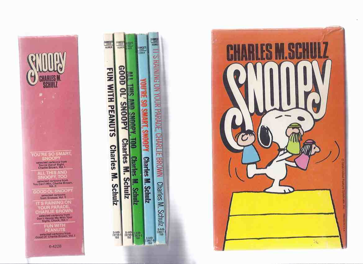 Image for 5 Volumes in a Slipcase / Box: Charles M Schulz Slipcased / Box Set - Fun with Peanuts; Good Ol' ( Old ) Snoopy; You're So Smart Snoopy; All This and Snoopy Too; It's Raining on Your Parade Charlie Brown -