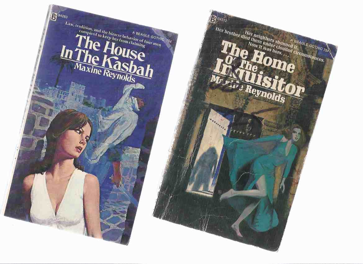 Image for TWO VOLUMES: The Home of the Inquisitor ---with The House in the Kasbah -by Maxine Reynolds (aka Mack Reynolds ) / Beagle Gothic Series