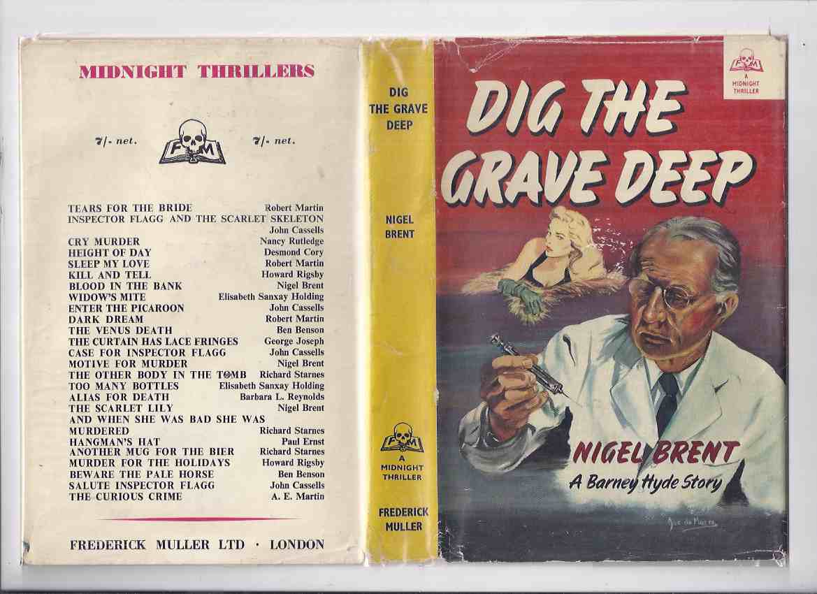 Image for Dig the Grave Deep ---a Barney Hyde Mystery:  A Midnight Thriller