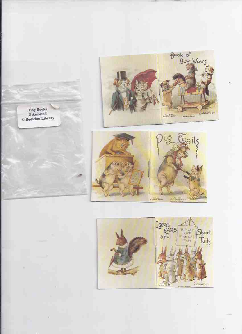 Image for Ernest Nister:  Pig Tails ---with Book of Bow Wows ---with Long Ears and Short Tails ---3 Books (about 2 x 2.5 inches)