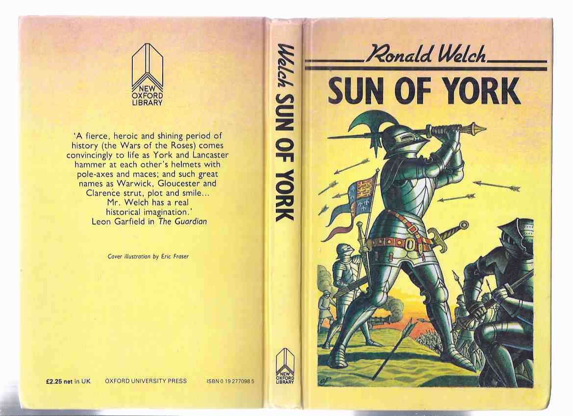 Image for Sun of York ---by Ronald  Welch (set during the War of the Roses )