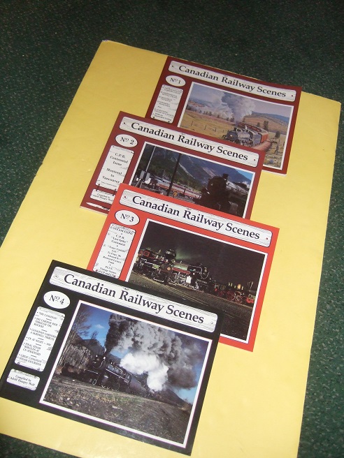Image for Canadian Railway Scenes, Book No. 1, 2, 3, 4 -FOUR VOLUMES ( Newfoundland Narrow Gauge; Crowsnest / Kettle Valley; Surviving Steam in Canada; CPR Centennial Issue; C.P.R. Last Spike Centennial; Vintage Scenes of CP / CN; 1952 Caboose Ride, Etc ( Trains )