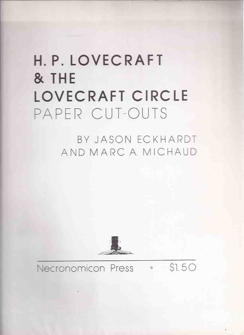 Image for H P LOVECRAFT and The Lovecraft Circle Paper Cut Outs / Necronomicon Press (inc:  HPL; Sonia Greene; Frank Belknap Long; Robert E Howard; Clark Ashton Smith; Robert Bloch; HPL's cat, Nigger-Man, HPL desk)