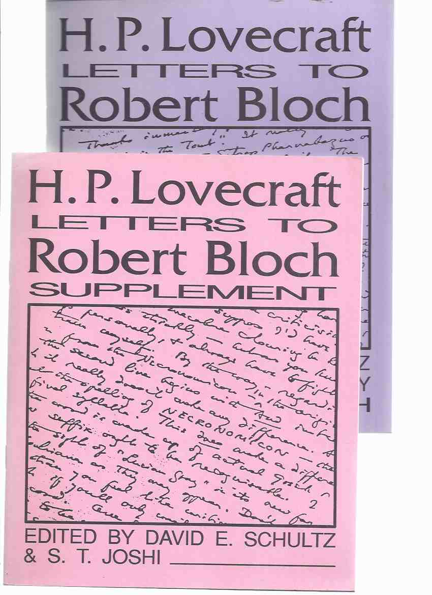 Image for H P Lovecraft Letters to Robert Bloch ---with HPL Letters to Robert Bloch Supplement (with Errata ) / Necronomicon Press ( H P Lovecraft )