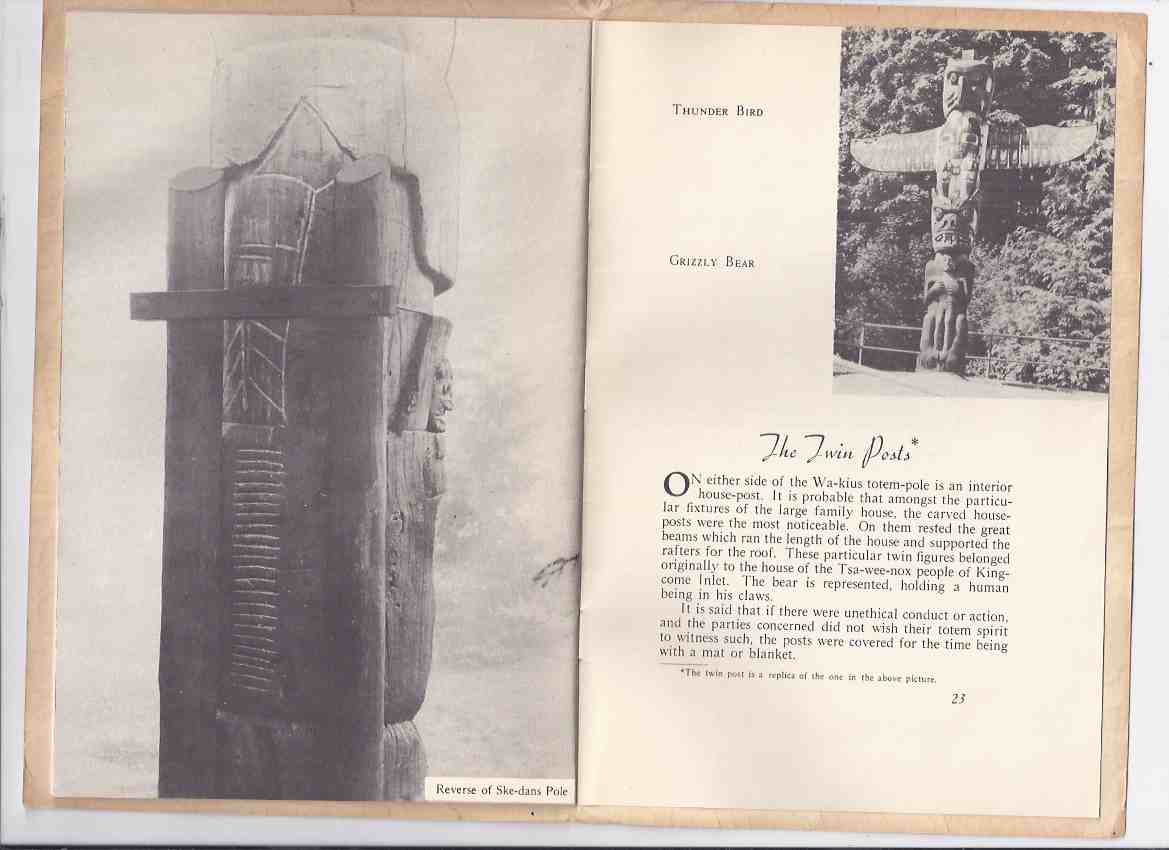 Our Totem Poles: A Souvenir of British Columbia -A Monograph