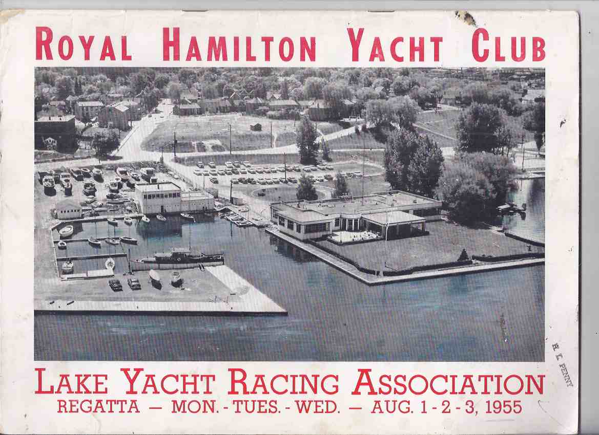 Image for Royal Hamilton Yacht Club / Lake Yacht racing Association - Regatta Mon. - Tues. - Wed. - Aug. 1 -2 -3 1955 ( RHYC / LYRA )