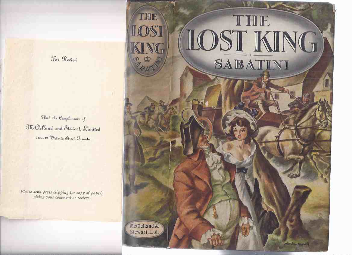 Image for The Lost King ---by Rafael Sabatini ( Review Copy - McClelland and Stewart )
