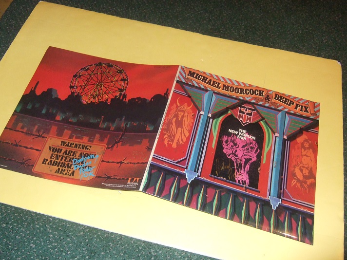 Image for Michael Moorcock and Deep Fix:  The New World's Fair -a 33 1/3 Record Album -Signed Twice By Moorcock (inc. Candy Floss Cowboy; In the Name of Rock and Roll; You're a Hero; Octopus, Etc )( LP )