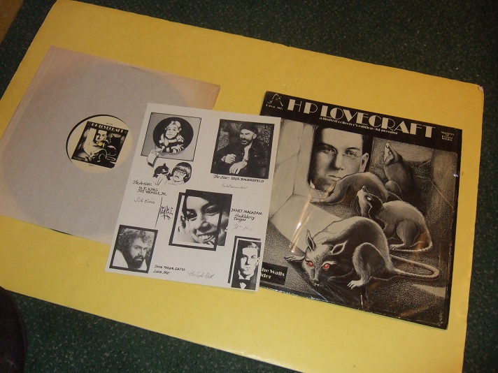 Image for H P Lovecraft:  The Rats in the Walls / The Outsider -a Limited Collector's Edition, 1st Pressing, # 338 of 1050 copies / Masters of Horror series ( 33 1/3 LP / Record album )