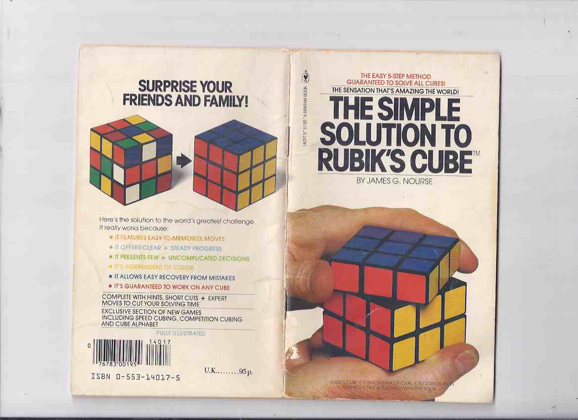 Image for The Simple Solution to Rubik's Cube ---the Easy 5 Step Method ( Five ) ( Rubiks Cube )