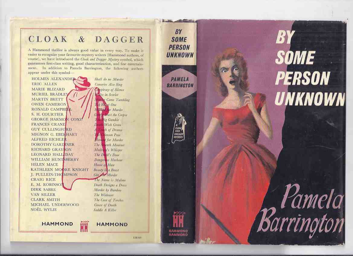 Image for By Some Person Unknown -an Inspector George Marshall Mystery -by Pamela Barrington  ( A Cloak and Dagger Choice Mystery Series )