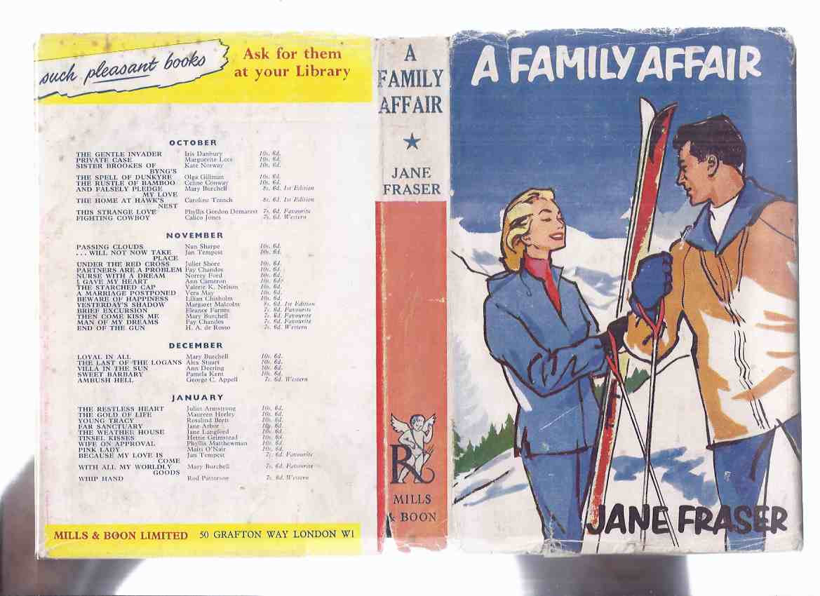 Image for A Family Affair ---by Jane Fraser -a Signed Copy ( Rosamunde Pilcher )