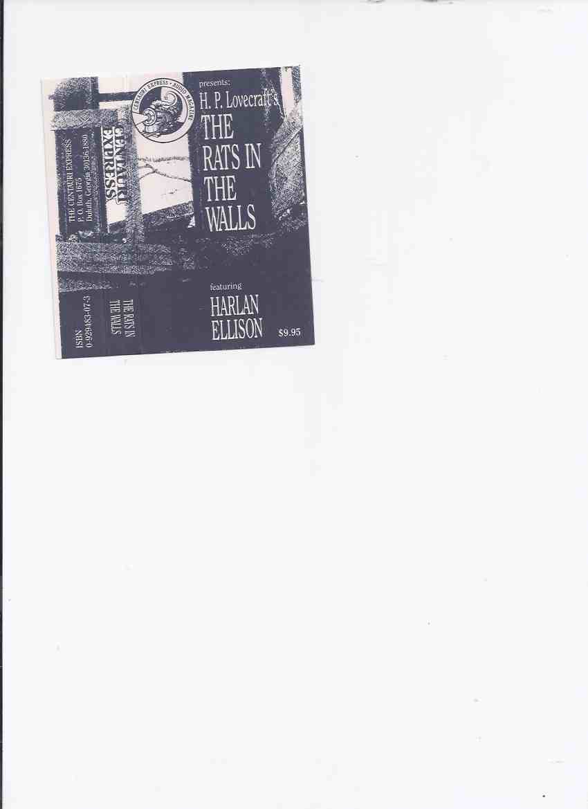 Image for H P Lovecraft's The Rats in the Walls / H P Lovecraft, ( Howard Phillips ) / Read - Performed at DragonCon 1990 - Audio Cassette ( unknown Minutes )  Featuring Harlan Ellison  (as Delapore, a Shepherd and the cat)