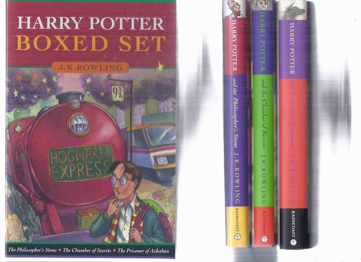 Image for THREE BOOKS: Harry Potter:  Harry Potter and the Philosopher's Stone ---with -and the Chamber of Secrets ---with -and the Prisoner of Azkaban ---Volumes 1, 2, 3 in a Slipcase ( Box / Boxed / Slipcased Set ) ( Aka Sorcerer's Stone )