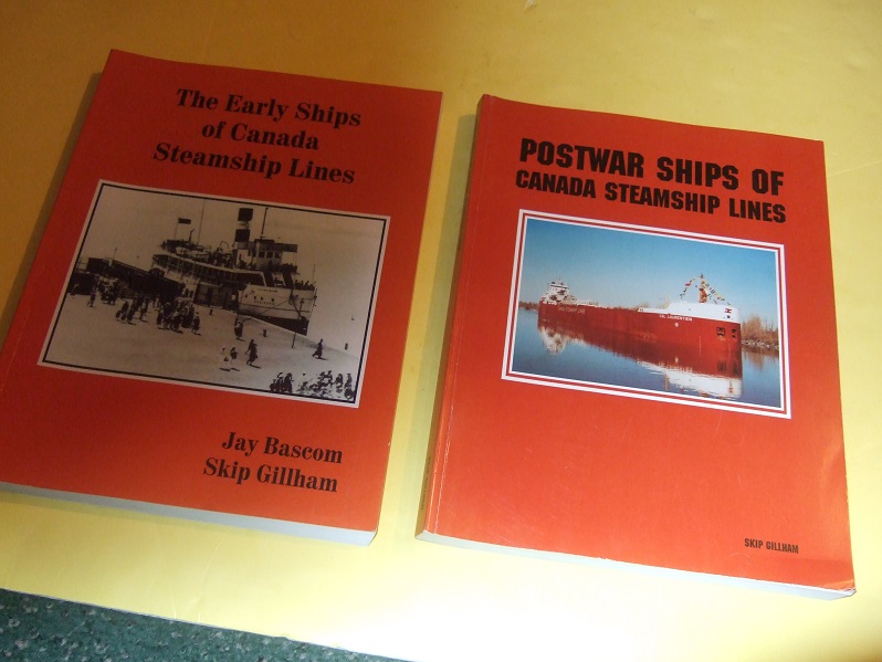 Image for 2 VOLUMES:  The early Ships of Canada Steamship Lines / Postwar Ships of Canada Steamship Lines ( Postwar Signed By Gillham )( CSL Group )( Steam Ships )