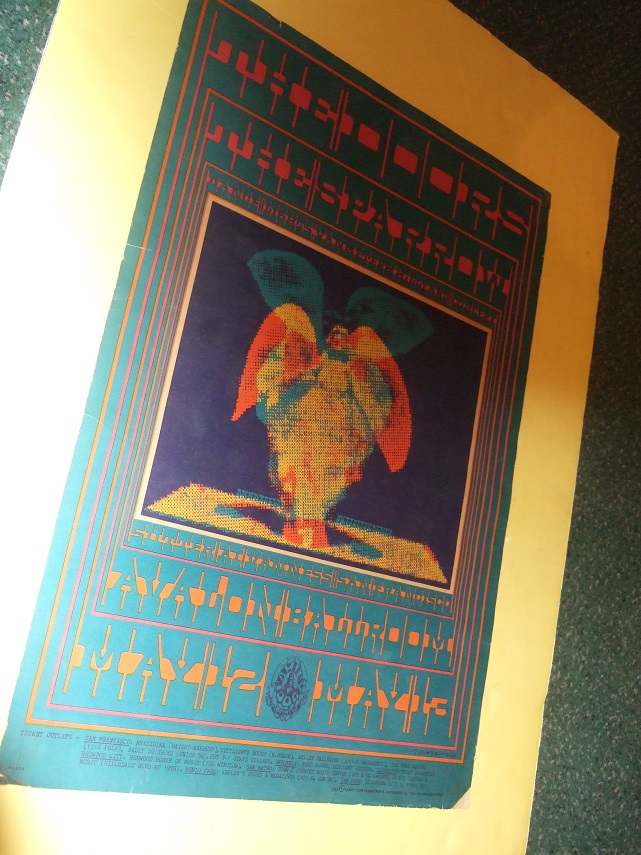 Image for Concert Poster for:  The Doors / The Sparrow - Dance Lights Van Meter & Hillyard Concert, Sutter at Van Ness San Francisco / AVALON Ballroom May 12 - May 13 / Family Dog Productions, 1967 (by Victor Morosco / 1967 )( # [ No. ] 61-1 )( Steppenwolf )