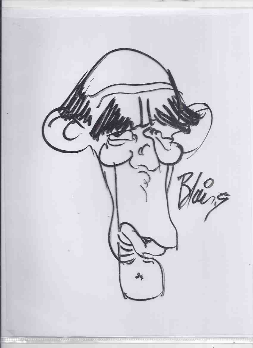 Image for Original Artwork / Sketch of Robert Stanfield -by Blaine ( Hamilton Spectator related)