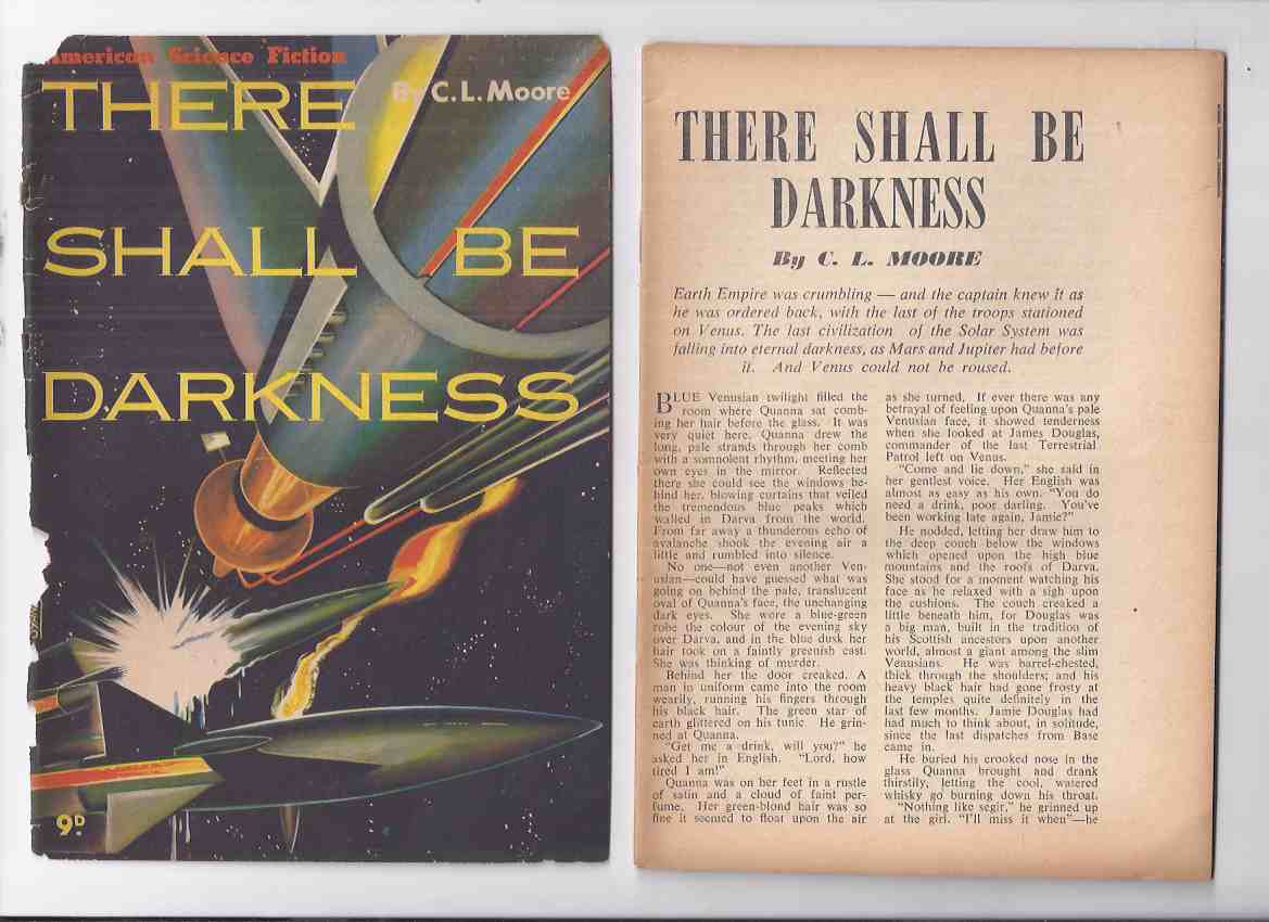 Image for There Shall be Darkness ---by C L Moore:  American Science Fiction series