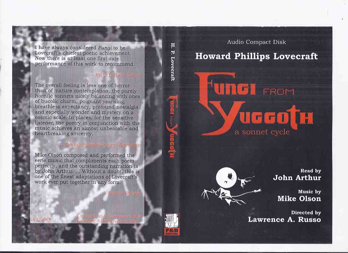 Image for Howard Phillips Lovecraft's Fungi from Yuggoth: A Sonnet Cycle -by H P Lovecraft ( Audio Compact Disk / CD ) / Fedogan & Bremer 2001 ( Composer's Mix )