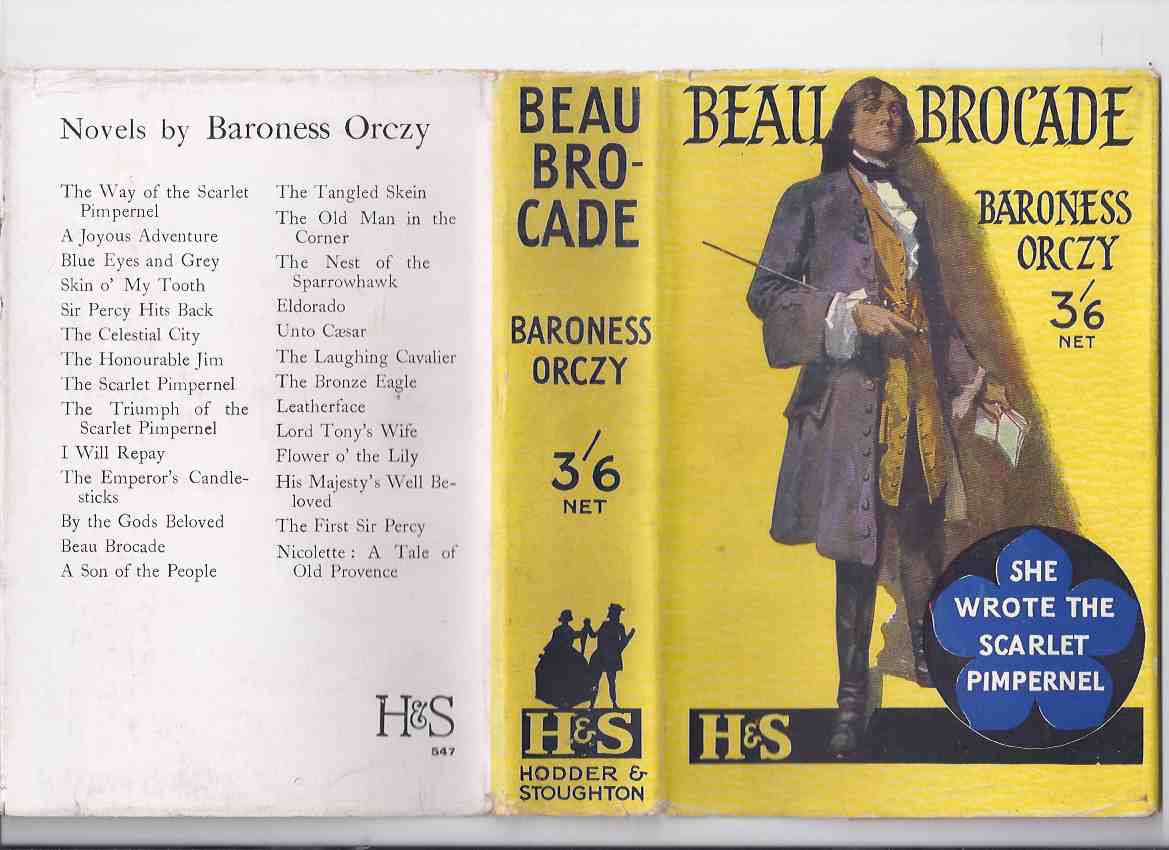 Image for Beau Brocade -by Baroness Orczy