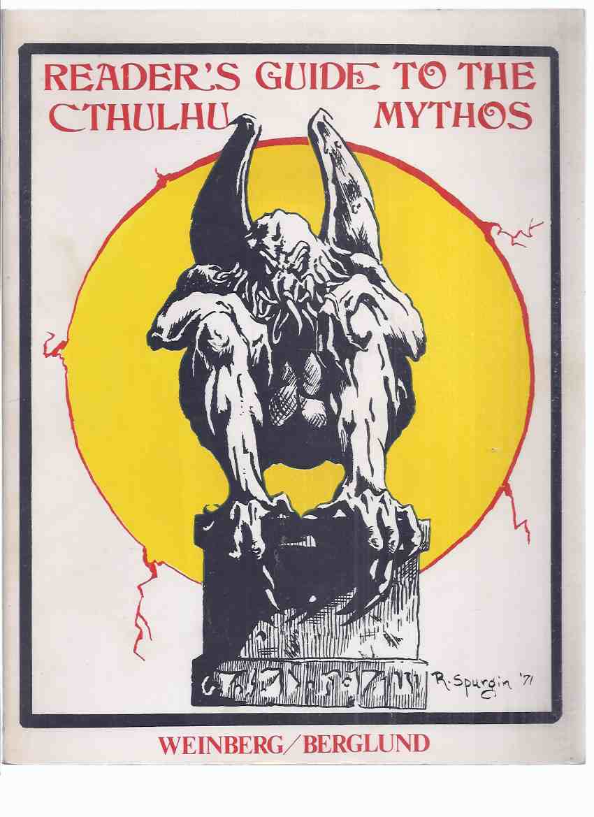 Image for Reader's Guide to The Cthulhu Mythos -by Robert Weinberg ( H P Lovecraft Related )