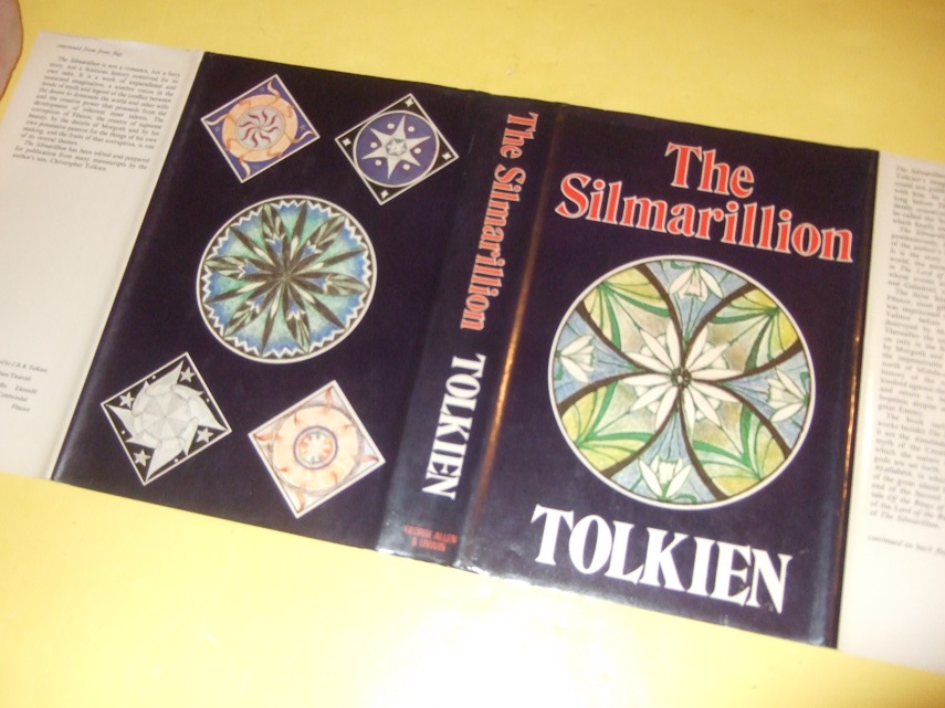Image for The Silmarillion -by J R R Tolkien ---with Fold Out Map at Rear -by J R R Tolkien (The Lord of the Rings / The Hobbit / Middle Earth related)