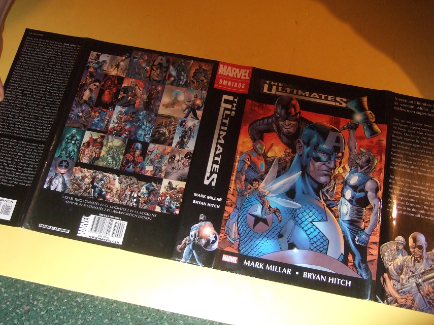 Image for The Ultimates, MARVEL COMICS OMNIBUS ( Captain America; Thor; The Wasp; Giant Man; Hawkeye; Black Widow; Quicksilver; Scarlet Witch; Nick Fury / S.H.I.E.L.D. / SHIELD / HULK )(collects 1-13 of series 1&2, Annual, Variant Sketch Edition )