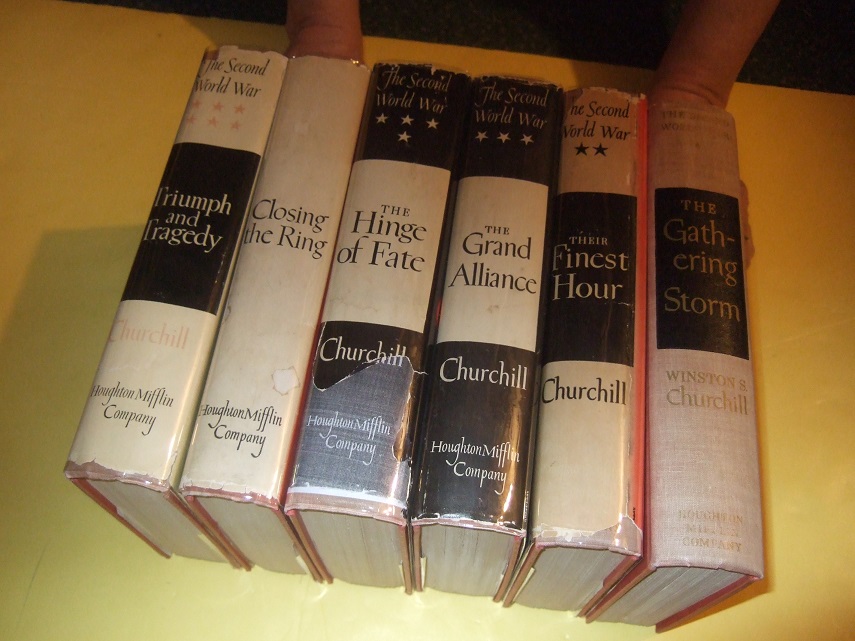 Image for SIX Volumes: The Second ( 2nd ) World War:  Gathering Storm; Their Finest Hour; Grand Alliance; Hinge of Fate; Closing the Ring; Triumph and Tragedy -book 1, 2, 3, 4, 5, 6  -by Winston Churchill  ( i, ii, iii, iv, v, vi )( WWII )
